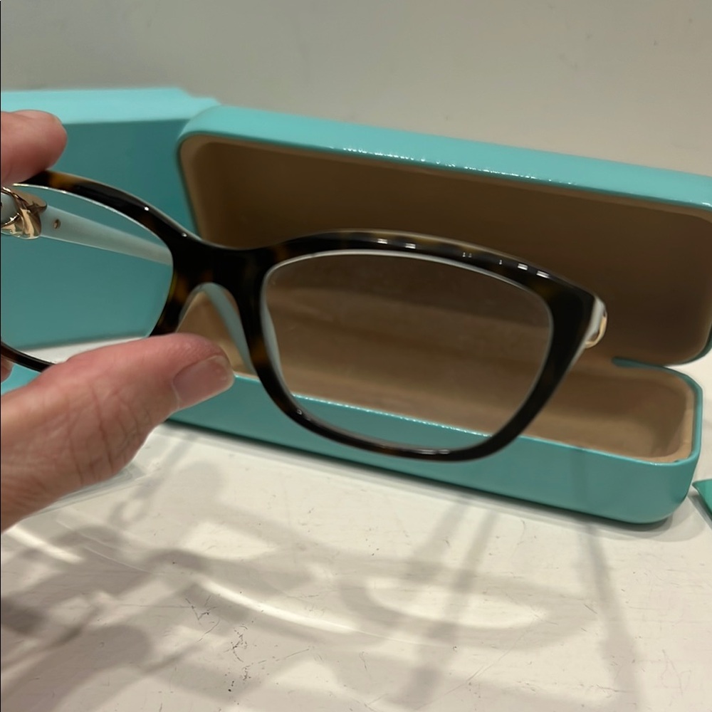 Tiffany & Co. Blue Eyeglasses with Case - Picture 3 of 5